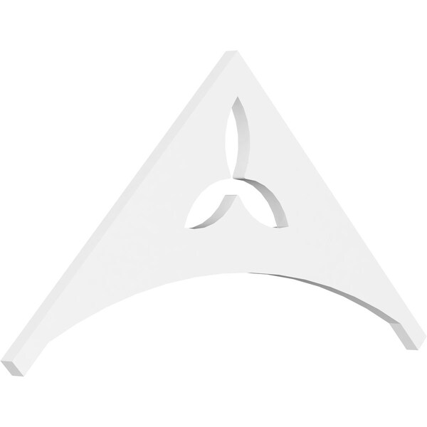 Ekena Millwork Pitch Naple Architectural Grade PVC Gable Pediment, 36"W x 18"H x 1"P (12/12) GPP036X018X100NAP - main